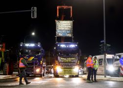 Unangemelde Strassenblockaden In Jena 16
